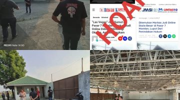 Cek Lokasi Pasar 7, Polisi Tidak Temukan Aktivitas Perjudian