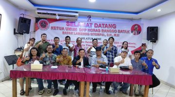 Gelar Silaturahmi, Lamsiang Sitompul Perkuat Sinergi dan Paparkan Sejarah Berdirinya Horas Bangso Batak