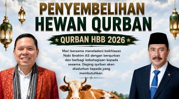 Buat Warga Muslim dan Non-Muslim, Daging Sapi Jumbo Kurban Ormas HBB Dibagi Rata